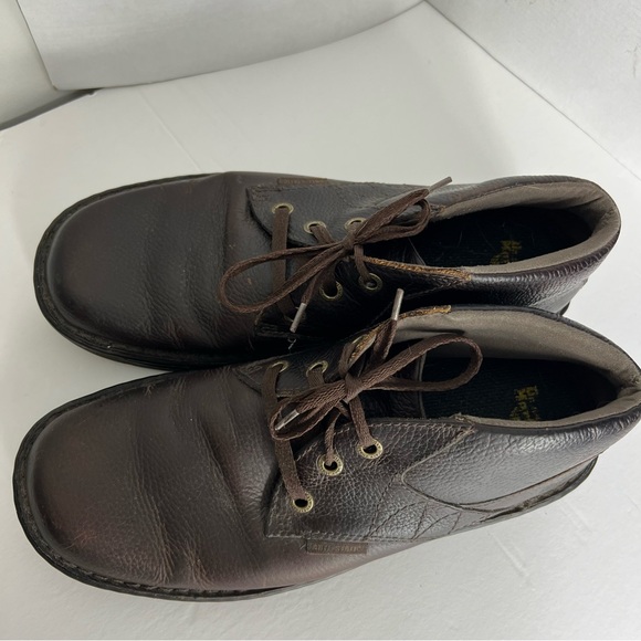 Dr. Martens Brighton Chukka Boots Brown Leather Mens - Picture 2 of 11